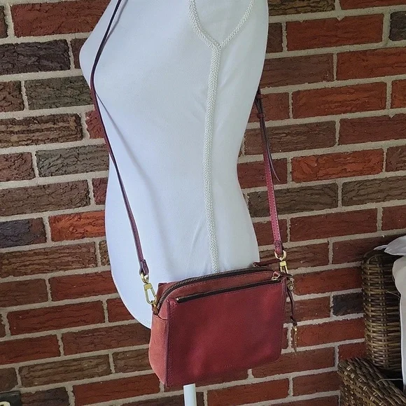 Fossil Campbell Leather Crossbody Bag - Picture 9 of 11